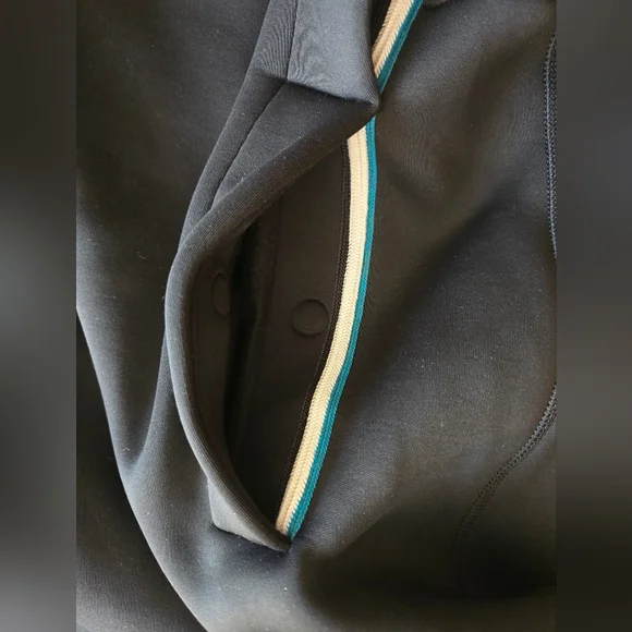 NIKE NFL JACKSONVILLE JAGUARS BLACK WITH TEAL LOGO HOODIE ON FIELD MENS SIZE XL